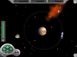 Ship around planet