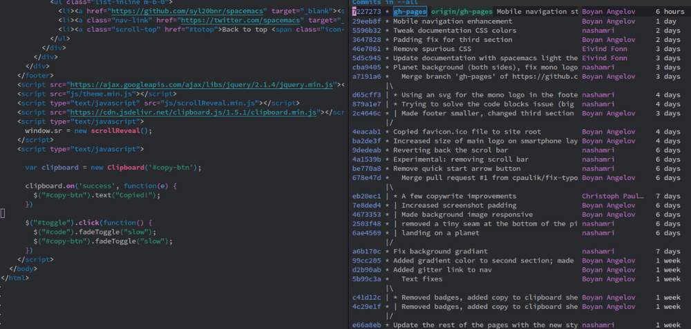 Spacemacs Screenshot 1