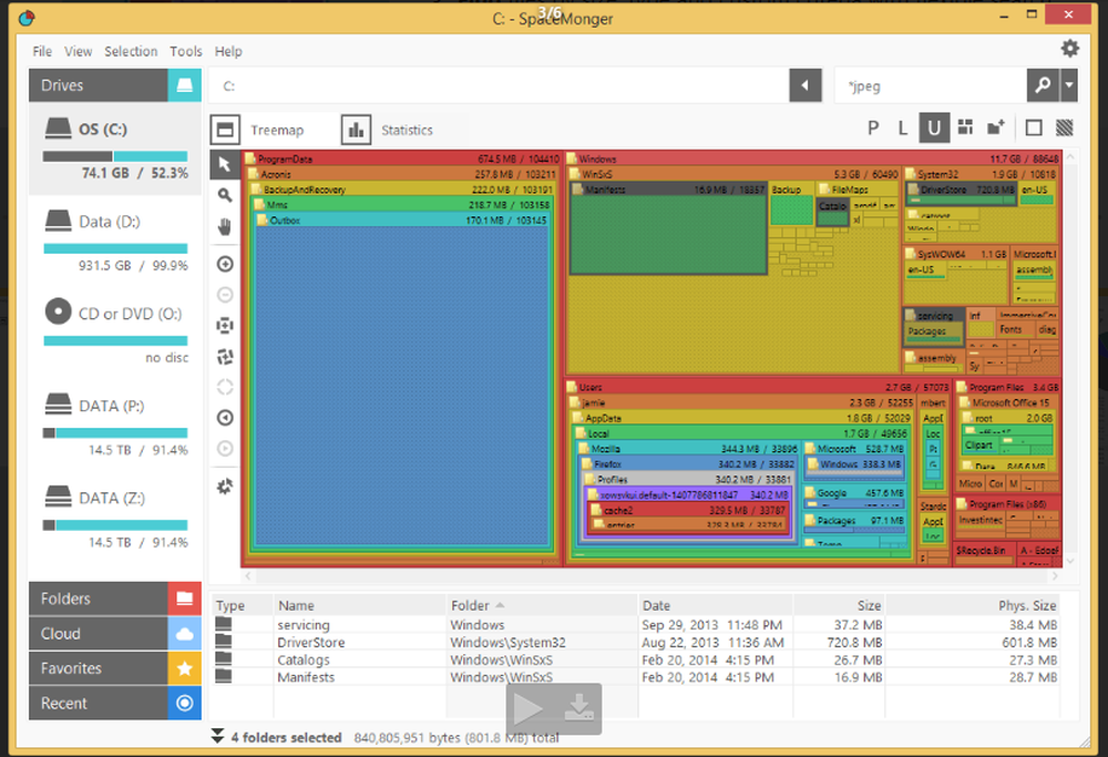 SpaceMonger Screenshot 1