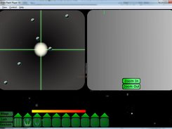 View of a System. Planets are clickable/warp-to