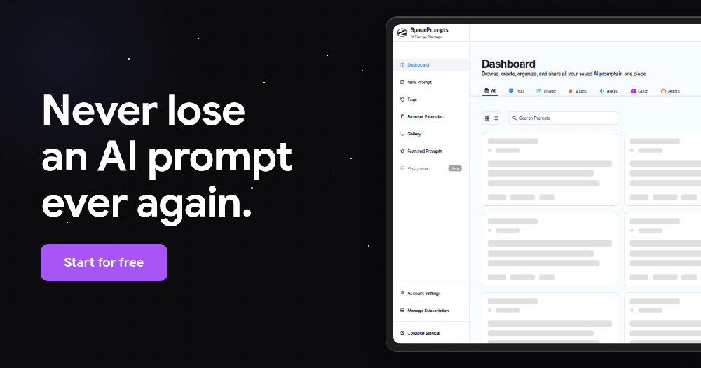 SpacePrompts Screenshot 1