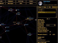 Partial screenshot of the game clients upper right corner