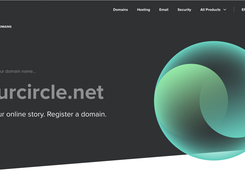 Domain registration page