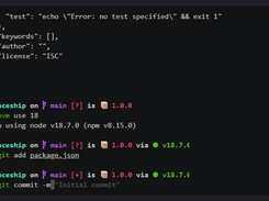 Spaceship Prompt Screenshot 1