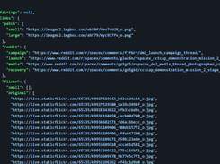 SpaceX REST API Screenshot 1