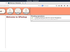 SPackup Home page