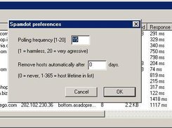 Spamdot preferences