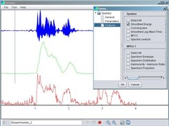 Spantus UI Audio Features visualization (Windows)