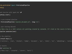 Spark NLP Screenshot 1