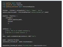 Spark NLP Screenshot 1