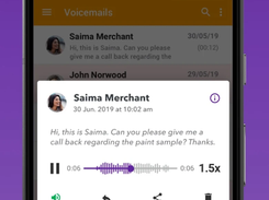 Spark Voicemail Screenshot 1