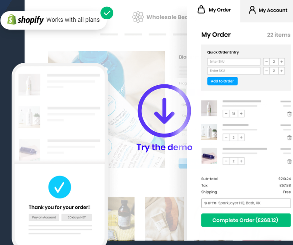 3 powerful ways to make your Shopify store B2B ready, including how to set  up customer-specific products SparkLayer - The powerful B2B eCommerce  platform