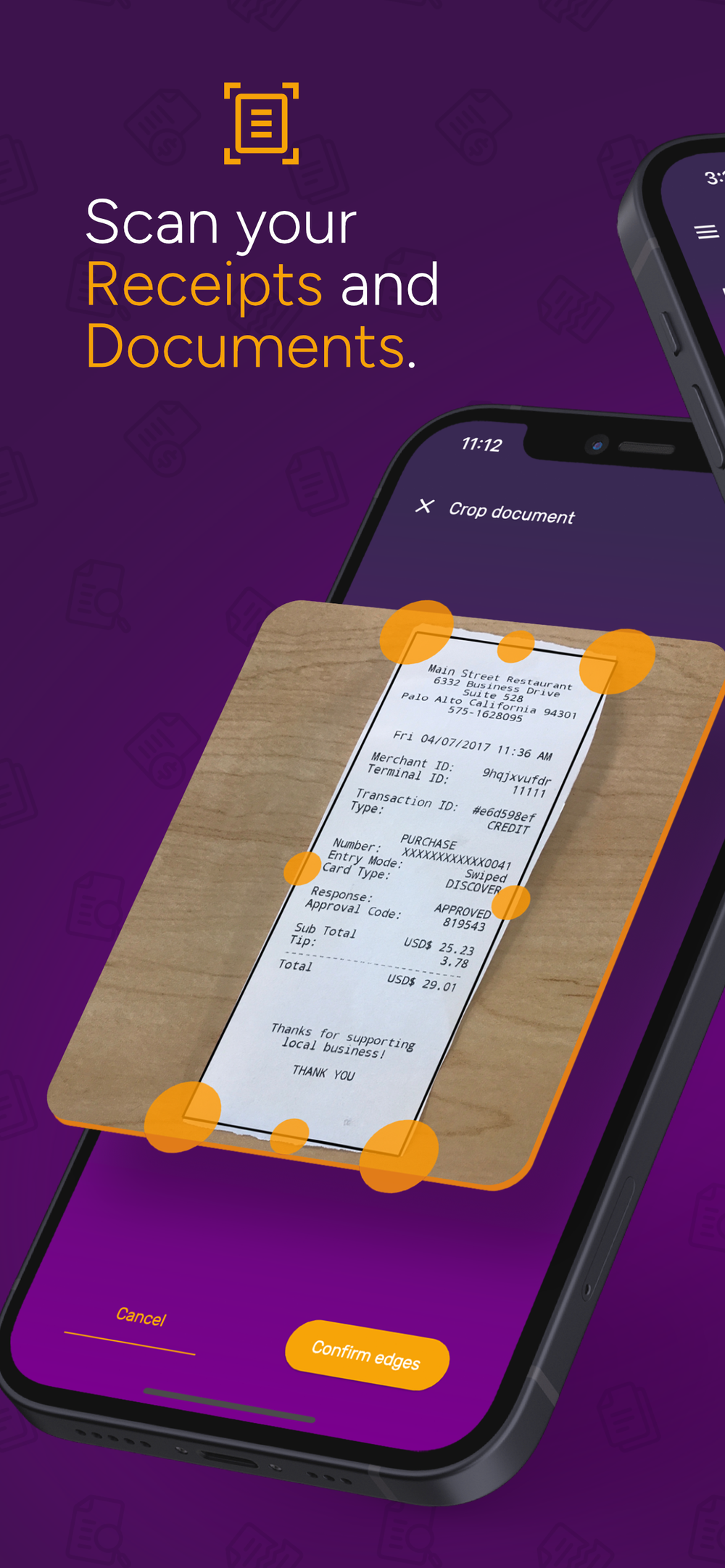 Scan your receipts & documents