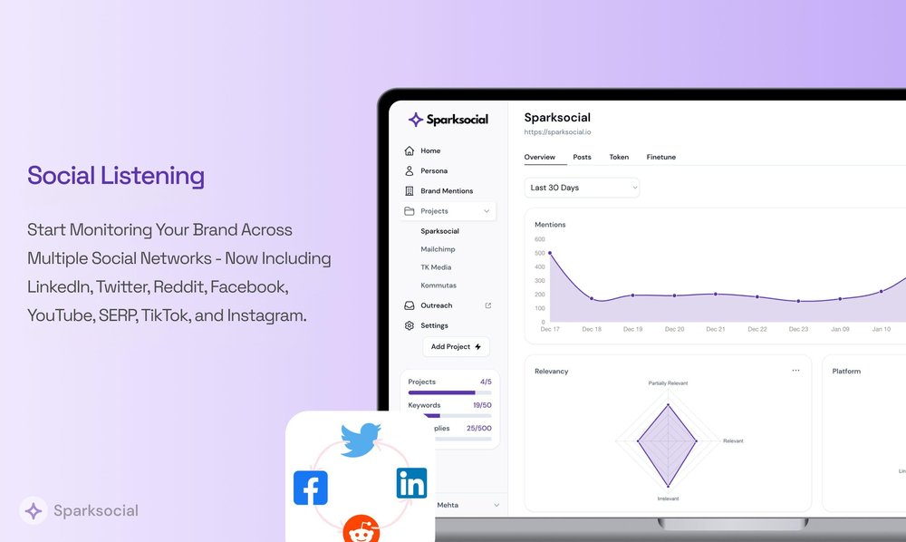 Sparksocial Screenshot 1