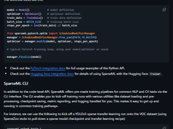 SparseML Screenshot 1