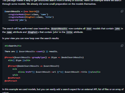 Spatie Laravel Searchable Screenshot 1