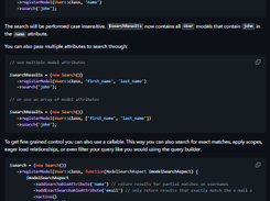 Spatie Laravel Searchable Screenshot 2