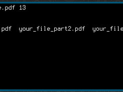 sPDF - split PDF in command line Screenshot 1