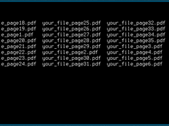 sPDF - split PDF in command line Screenshot 2