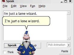 A text-to-speech example width Speak.