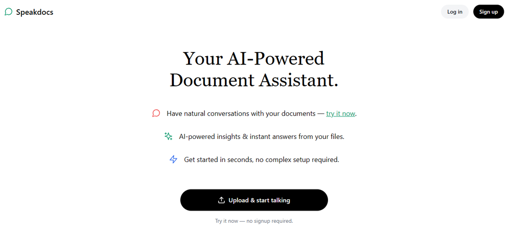 SpeakDocs Screenshot 1