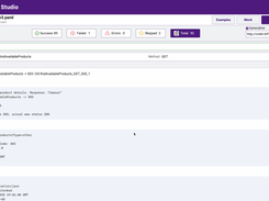 Specmatic Studio - failed test