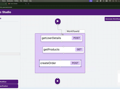 Specmatic Studio - creating workflow test