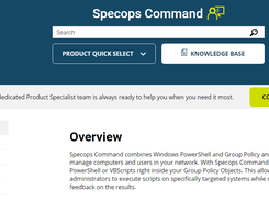 Specops Command Screenshot 1