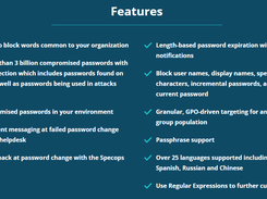 Specops Password Policy Screenshot 1