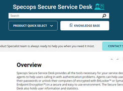 Specops Secure Service Desk Screenshot 1