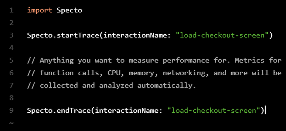 Specto Screenshot 1