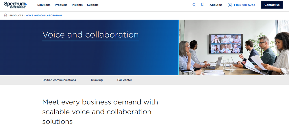 Spectrum Enterprise Trunking Screenshot 1