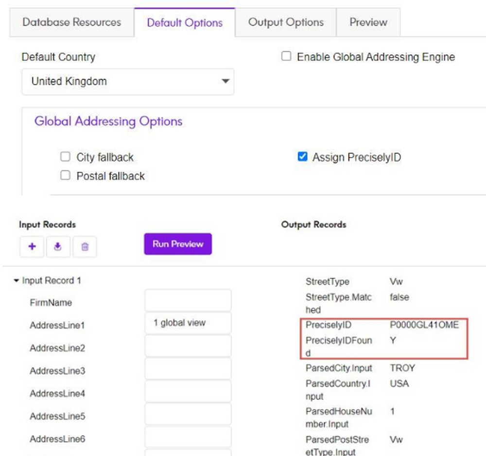 Spectrum Global Addressing Screenshot 1