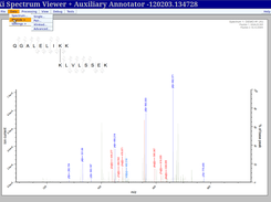 Single peptide, pair, or crosslinked pair.