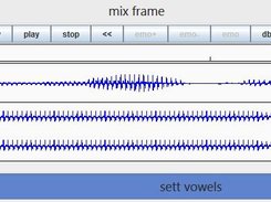 An example of the intonation of the first syllable of a phrase