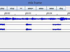 An example of slicing a fragment into slices to work with an emo panel