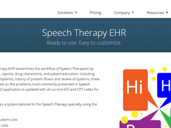 CureMD Speech Therapy EHR Screenshot 1