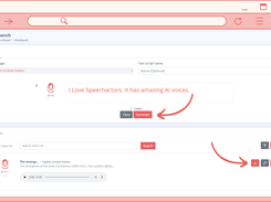 How to generate text-t-speech using Speechactors - step3