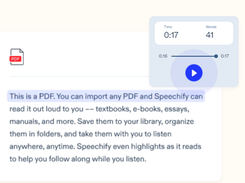 Speechify Screenshot 1
