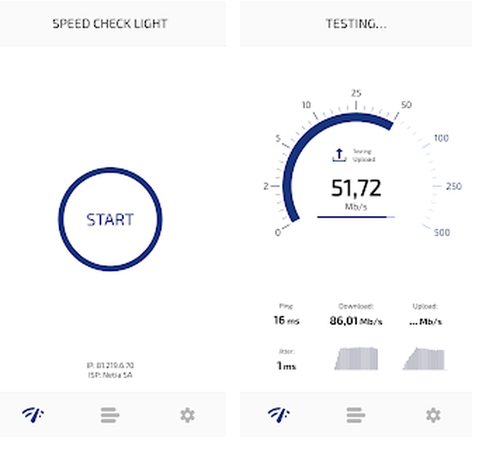 Speed Check Light Screenshot 1