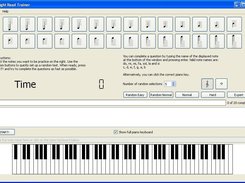 v0.0.1 showing the piano keyboard