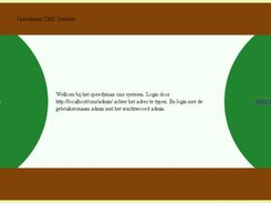 Voorkant van de CMS Demo template