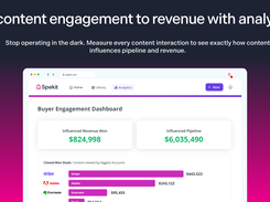 Tie content engagement to revenue and pipeline.