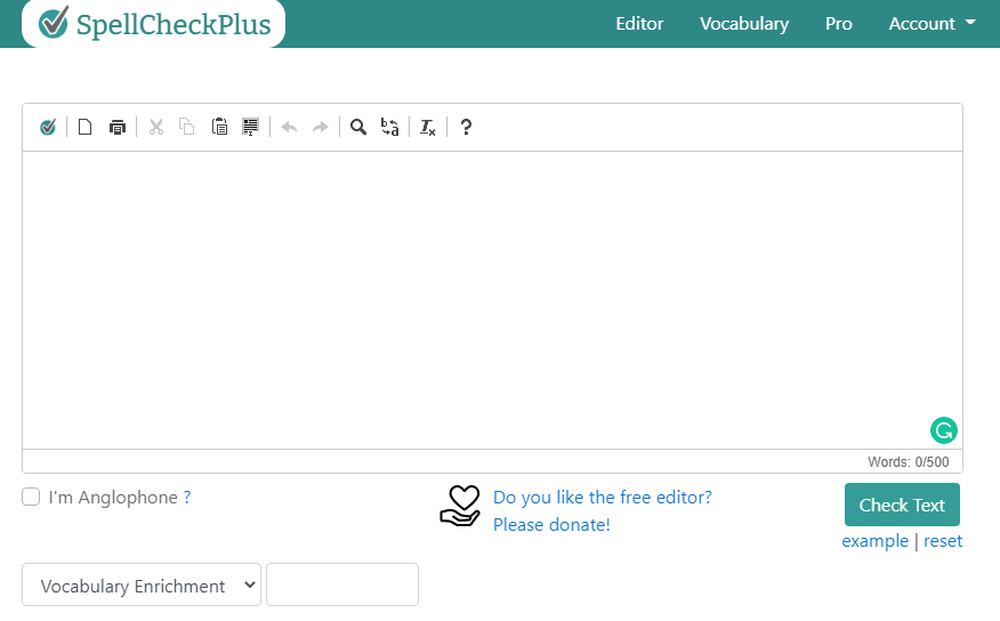 SpellCheckPlus Screenshot 1