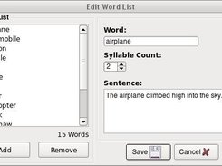 Word List Edit Dialog