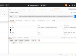 Using the REST API in Postman