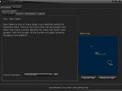 Description of ingame city, using linux client