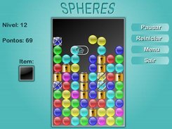 Spheres - Jogo no Modo Dinâmico