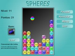 Spheres - Jogo no Modo Dinâmico