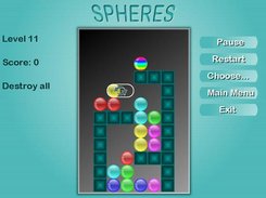 Spheres - Jogo no Modo Estático